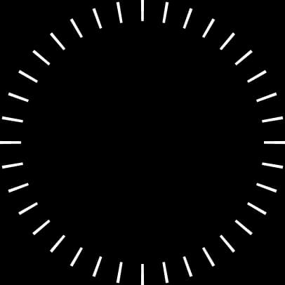 Decorative sunburst rays around a video icon